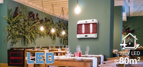 Swissinno UV-LED szúnyog és légy csapda, hálózati - 24 watt LED