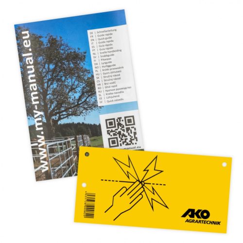 AKO Duo Power X 1000 villanypásztor készülék, 12/230 V, 1 Joule