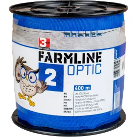 FarmLine Optic 2, jelzőszalag, 400m kék