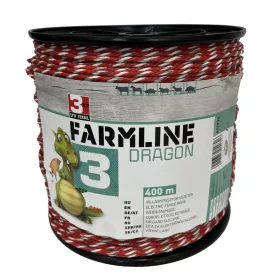   FarmLine Dragon3 villanypásztor vezeték - 3,8mm - 400m - 300kg - 0,47 Ω/m