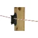Profi sarok- és szakaszszigetelő max. 40 mm-es villanypásztor szalaghoz - 10 db/cs