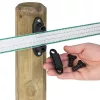 Profi sarok- és szakaszszigetelő max. 40 mm-es villanypásztor szalaghoz - 10 db/cs