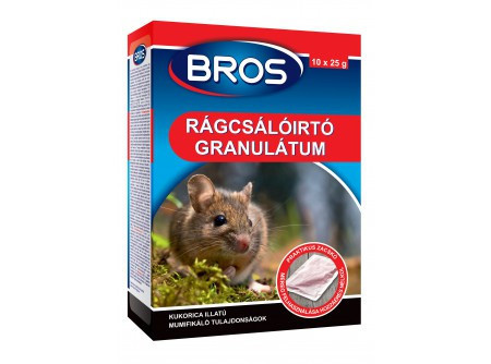 BROS Rágcsálóirtó granulátum, 140g