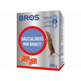 BROS rágcsálóirtó mini brikett 250g