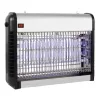 Elektromos beltéri rovarcsapda, 2x4,5W, fém, LED