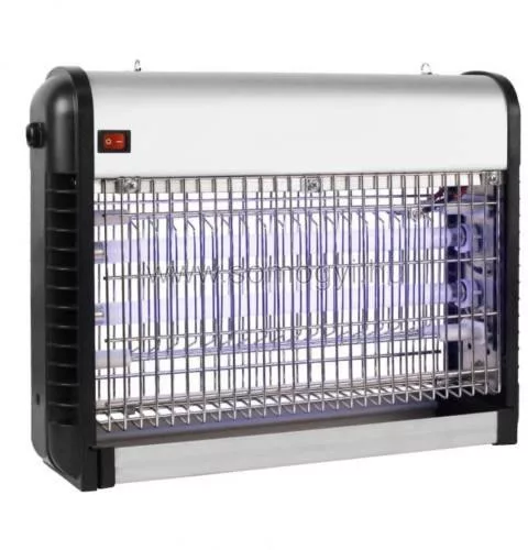 Elektromos beltéri rovarcsapda, 2x4,5W, fém, LED