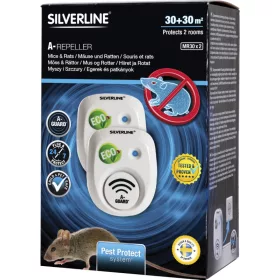   SILVERLINE Mice and Rat free 30+30m2 ultrahangos egér és patkány riasztó