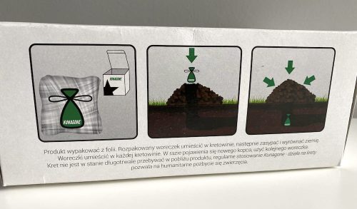 Üregi rágcsáló riasztó tasak, Kunagone, 1db/doboz