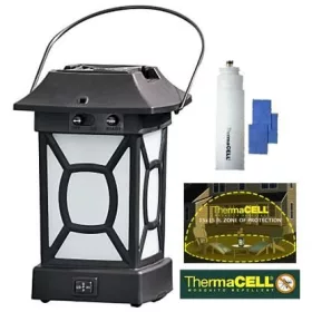 Thermacell MR-9W Szúnyogriasztó Kerti Lámpa - fekete