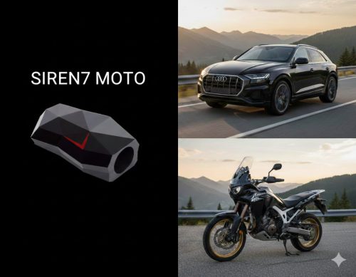 Siren7 MOTO vadriasztó vadgázolás elleni rendszer motorkerékpárra