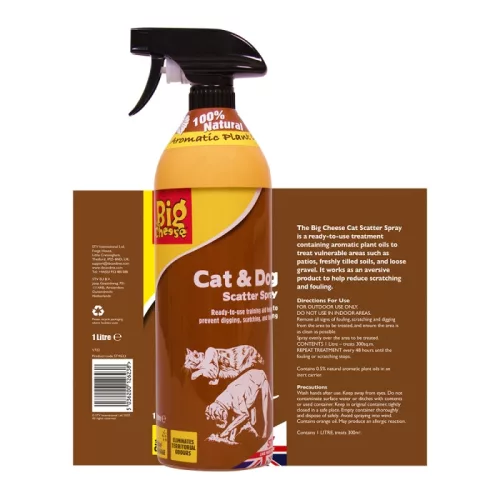 The Big Cheese macska-kutya távoltartó spray, 1L.