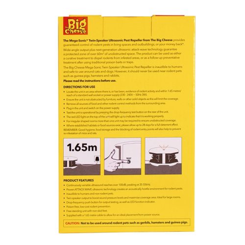 The Big Cheese Ultra Power ultrahangos rágcsálóriasztó készülék