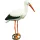Ubbink Állatfigura gólya, 88 cm