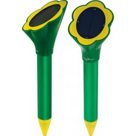   Virágformájú napelemes, ultrahangos üregi rágcsálóriasztó 2db/cs