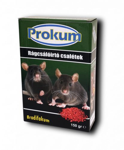 PROKUM rágcsálóirtó csalétek, 150gr.